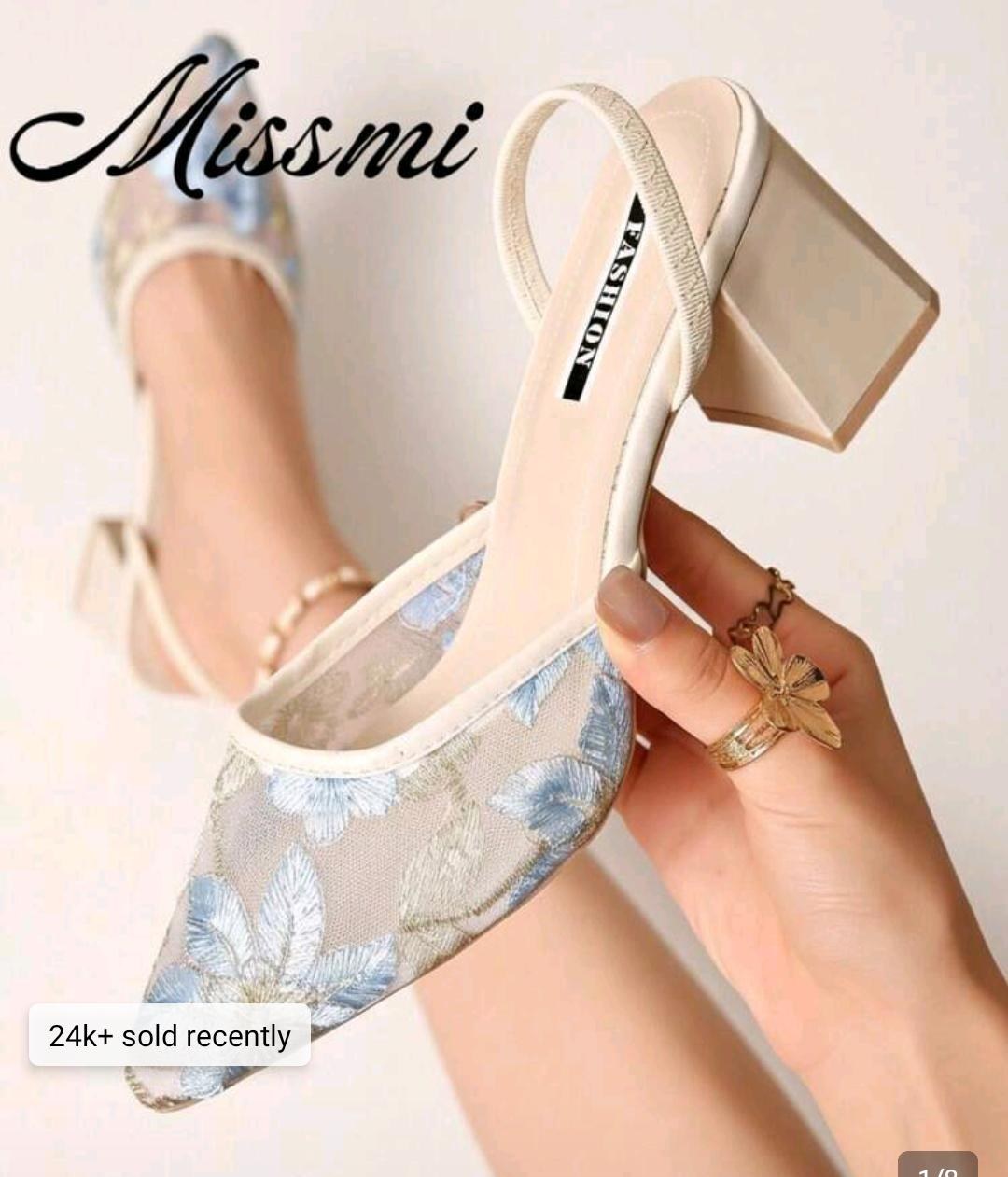White Pointed Heels